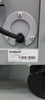 Carga de CA CE Carga de CA y USB Tipo A Tipo C Almacenamiento de bóveda Ipad Carro de carga móvil gabinete de carga con ruedas