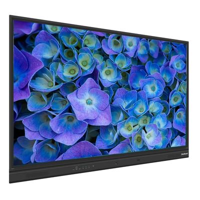 Tabla inteligente interactiva de panel plano multi-toque con resolución 4K y sistema dual Android / Windows para educación y negocios