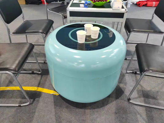 Refrigerador móvil inteligente X1 portátil con ruedas universales cubierta de elevación hidráulica 130L Refrigerador carga inalámbrica