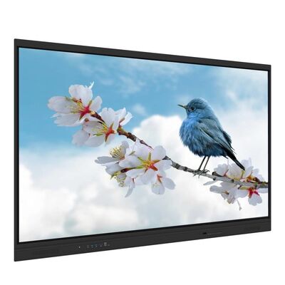 Pizarra inteligente interactiva de pantalla plana con resolución 4K de 55/65/75/86 pulgadas y multitáctil