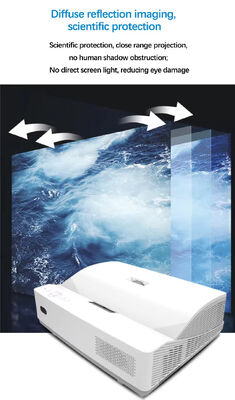 iBoard Proyector portátil de láser DLP barato 4K Whiteboard Proyector de tiro ultra corto para el aula Tableros de enseñanza escolares