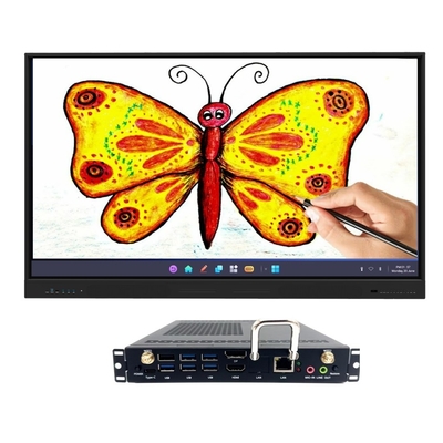 4K UHD Interactivo Tablero Blanco Smart Tablero Blanco Interactivo pantalla táctil Tablero inteligente Tablero inteligente para la enseñanza de reuniones