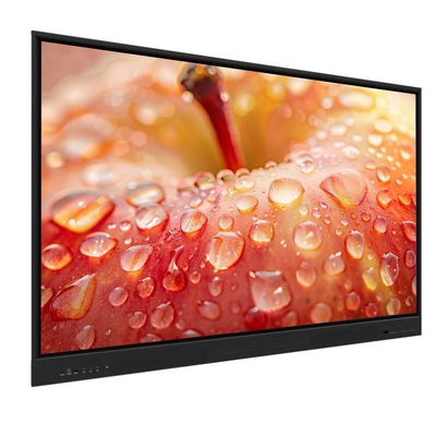 Monitor de pantalla táctil interactivo de 98 pulgadas Smart TV con Android Windows OS Webcam Mic Internet para la enseñanza de salas de reuniones