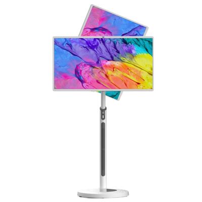 Televisor inteligente portátil de 32 pulgadas con pantalla IPS y batería recargable