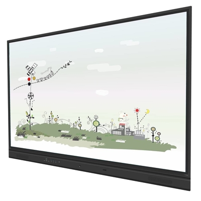 LED Interactivo Tablero 98 pulgadas Android 14 Wifi HDMI VGA DP 50 puntos con software de enseñanza para niños de primaria