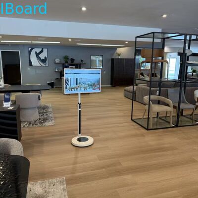 Quiosco portátil de pantalla táctil de 32 pulgadas con pantalla interactiva de 10 puntos