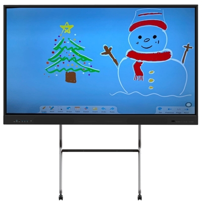 Último Android 14 LCD Smart Board 75" Interactivo Panel Flat para el lugar de trabajo de la educación