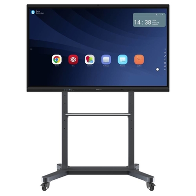 Monitor de pantalla táctil interactiva de 75 pulgadas de Android Computadora Wifi Bluetooth Hotspot Control remoto de Internet multiusuario para el aula Oficina Sala de reuniones