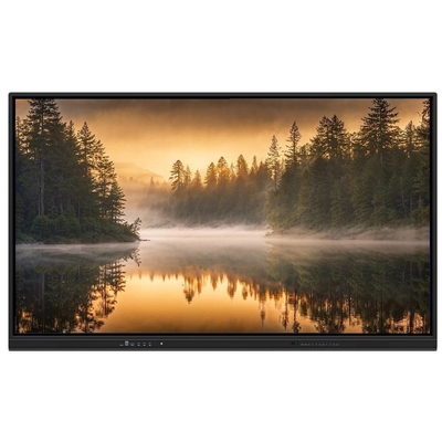 4K 65 75 86 98 110 pulgadas Panel templado antirreflejo Interactivo Smart Whiteboard IR Monitor Super Slim Cuadro de computadora monitor para evento de capacitación de reuniones escolares