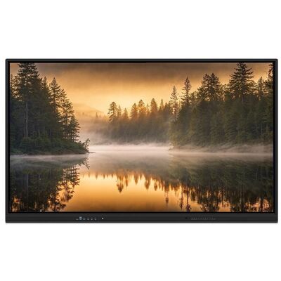 4K 65 75 86 98 110 pulgadas Panel templado antirreflejo Interactivo Smart Whiteboard IR Monitor Super Slim Cuadro de computadora monitor para evento de capacitación de reuniones escolares
