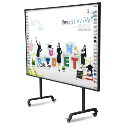 Fábrica de contacto infrarrojo vende 82 84 86 pulgadas tableros blancos inteligentes tableros de proyección con cable usb para la enseñanza de la escuela sala de reuniones de primaria secundaria clase