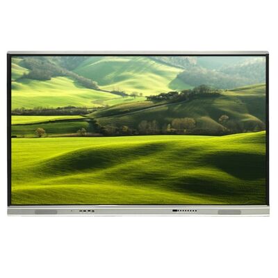 Panel plano interactivo inteligente 4K de 20 puntos táctiles Android para aulas y conferencias
