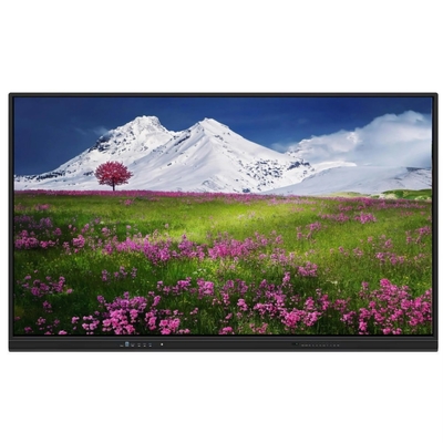 Directorio de fábrica Android 14 Panel plano interactivo con alto contraste 1200:1 y velocidad del cursor 100 puntos/S 20 puntos de contacto compatibles con pantalla compartida Tablero interactivo