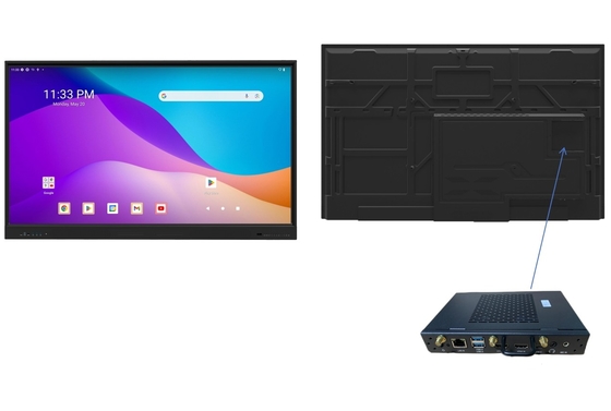 Apoyo directo de fábrica OEM IBoard OPS Computadora Mini PC Integrado en Android 13 EDLA para IR Interactivo Whiteboard Smart Touch Screen
