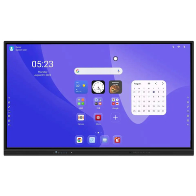Display todo en uno con pizarras inteligentes Tecnología de contacto infrarroja Plata galvanizada de hierro y acero
