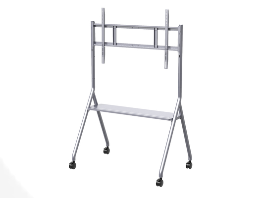 IBoard 55-86 pulgadas Disponible Televisión móvil soporte de suelo TV carro de carrito Todo en uno pantalla con ruedas