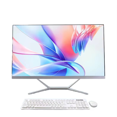 Fabrica OEM 21.5' 23.8' 27 pulgadas de monitor de escritorio con cámara web incorporada Todo en uno Android y sistema Win con toque capacitivo
