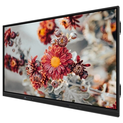 65 75 86 pulgadas Interactivo pantalla táctil Monitor de metal 2x15W altavoces WiFi Bluetooth Conexión inalámbrica Compartir desde PAD teléfono portátil para la educación escolar rendimiento de la oficina
