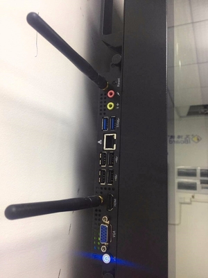 65 75 86 pulgadas Interactivo pantalla táctil Monitor de metal 2x15W altavoces WiFi Bluetooth Conexión inalámbrica Compartir desde PAD teléfono portátil para la educación escolar rendimiento de la oficina