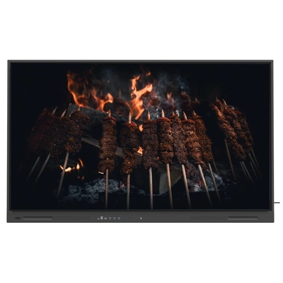 Tabla inteligente LCD 65 75 86 pulgadas Actualización en línea 4K Pantalla táctil Con herramientas de enseñanza Software para equipos de Zoom Uso de enseñanza de reuniones