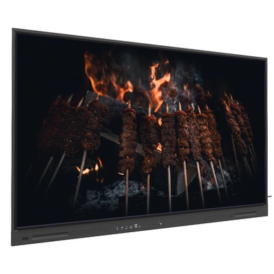Tabla inteligente LCD 65 75 86 pulgadas Actualización en línea 4K Pantalla táctil Con herramientas de enseñanza Software para equipos de Zoom Uso de enseñanza de reuniones