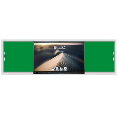 Tabla blanca inteligente 75 86 98 pulgadas con sistema Android Windows OPS Sistema de PC Cámara Mic Scanner de documentos opcional para la enseñanza en el aula de la universidad