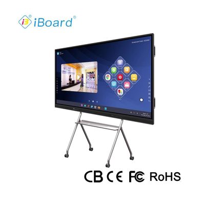 CIboard 65 pulgadas Smart TV monitores Blackboard Interactivo panel plano pantalla táctil con todo en una computadora de equipo de reunión