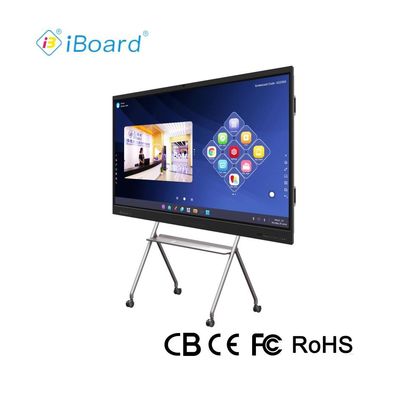 Iboard Factory Direct 75 pulgadas 4K Multi Touch Smart Screen Interactivo Display de panel plano Tablero blanco para reuniones y enseñanza