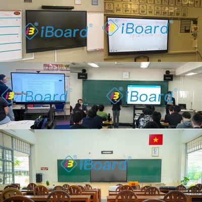 Blackboard inteligente con 75 86 pulgadas Android panel táctil con cámara y micrófono para la educación y la formación