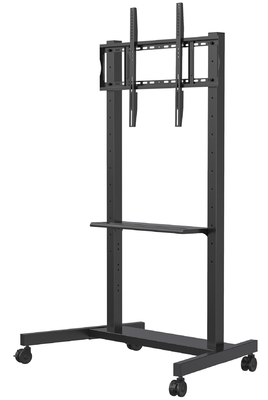 Estand interactivo de pizarra portátil de movimiento del carrito Smart TV soporta 42-86 pulgadas