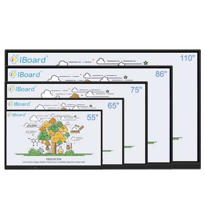 20 puntos táctiles Monitor de pantalla táctil interactivo con colores de pantalla de 16.7M y cualquier modo de escritura de objetos opacos