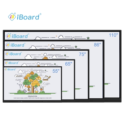 55 65 75 86 pulgadas 4K LCD Interactivo Tablero Blanco Panel Digital Sala de clases inteligente Tabla electrónica Digital Tabla inteligente para la enseñanza