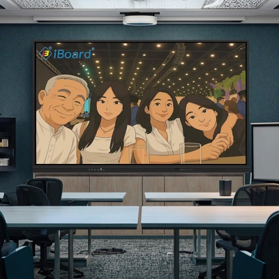 4 3 Ratio Iboard Interactivo tablero blanco con conectividad VGA y Android 11 8 64G