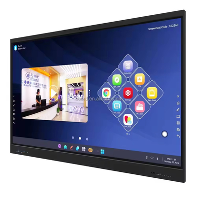IBoard 4K Panel inteligente interactivo Digital Whiteboard Google EDLA Display interactivo certificado pantalla táctil LCD para el aula