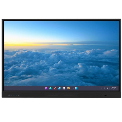 Android de gama alta (16+256GB) 75 pulgadas Interactivo Panel plano Apoyo sistema dual