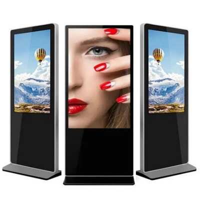 55 pulgadas pantalla táctil quiosco señalización digital publicidad comercial