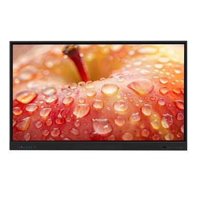 LED Interactive Whiteboard 86 98 110 pulgadas Android 13 14 LCD Smart Board Respuesta 5-8 ms software de reunión compatible con cámara y micrófono y soporte móvil