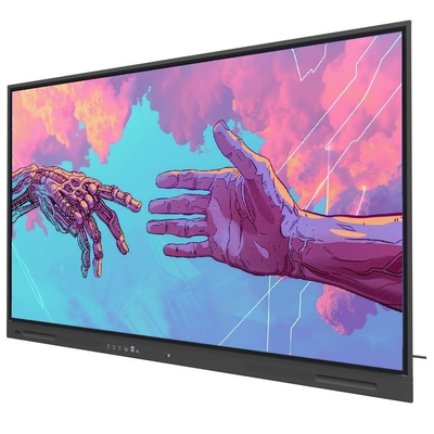 LCD Smart Board 65 75 86 pulgadas Android PC Computadora Infrarrojo Panel táctil Smart TV Tabla con software para las reuniones de enseñanza escolar