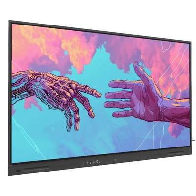 LCD Smart Board 65 75 86 pulgadas Android PC Computadora Infrarrojo Panel táctil Smart TV Tabla con software para las reuniones de enseñanza escolar