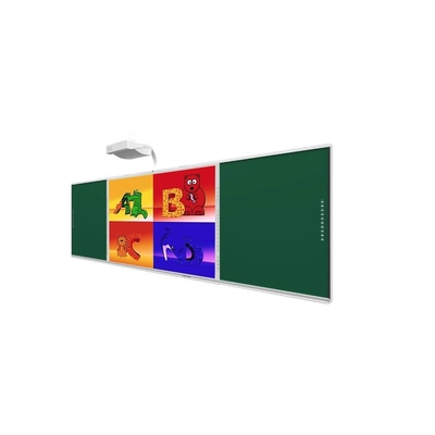 Escritura de tiza Soportado Tablero inteligente con sistema de PC Android Software de pizarra 10-32 puntos táctiles 86 pulgadas pantallas para uso en el tren de medios de clase