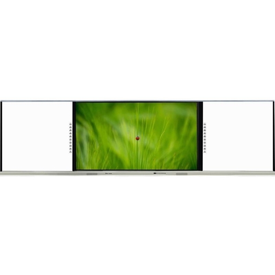 75 86 pulgadas Sala de reuniones de tipo ABA de pared/Aula/Capacitación Interactivo Tablero inteligente con barra lateral opcional Herramientas de software potentes Recursos en la nube