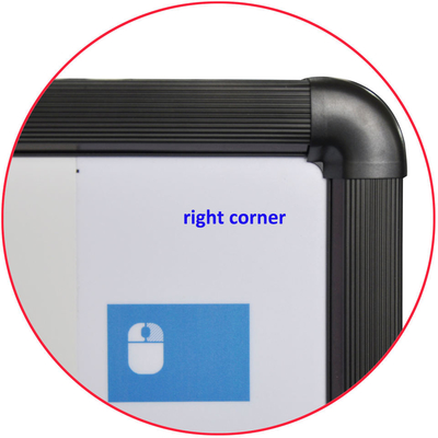 IBoard Factory Directo Superficie de plástico liso brillante infrarrojo IR Interactivo Tabla blanca para escribir con lápiz / dedo Barra lateral opcional 22 atajos