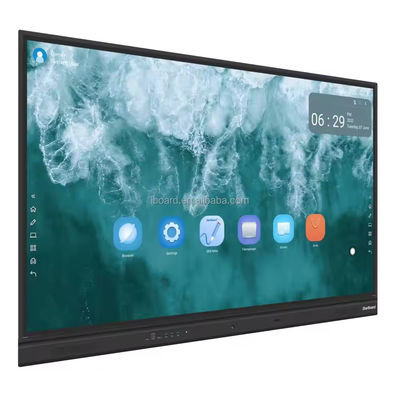 IBoard 55 pulgadas 4K Interactivo Whiteboard LCD Smart Board Android Ventana Todo en una pantalla táctil para la enseñanza escolar