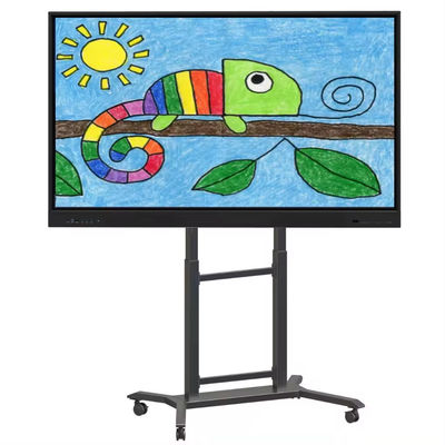 IBoard Altura ajustable 42"-86" Camión de TV Multi móvil para panel plano interactivo Smart Whiteboard VESA 100 * 100-800 * 600mm