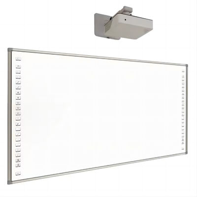 Mejorar sus presentaciones con 40 puntos de contacto Iboard Interactivo Tablero Blanco Almacenamiento -30°C-60°C Humedad 0%-95%