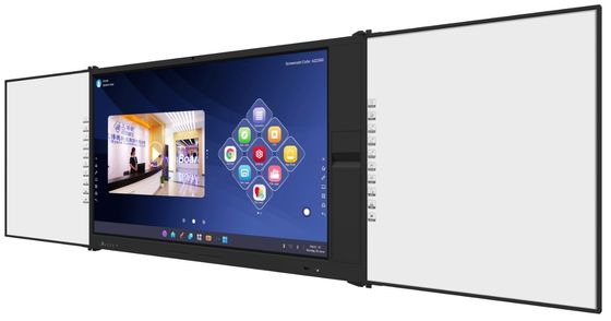 iBoard Factory Android 14 8+128G Panel plano interactivo con alto contraste 1200:1 y velocidad del cursor 100 puntos/S 20 puntos de contacto compatibles con pantalla compartida Tabla blanca interactiva