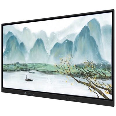 Iboard Interactivo Tablero Blanco 75 pulgadas USB Salidas Panel táctil pantalla en marco negro Color para la educación Oficina Aplicaciones empresariales con software potente