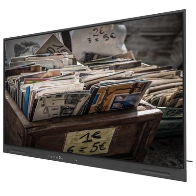 Aumente su negocio con Black LCD Smart Board con salidas USB y 350cd/m2 WIFI y Wireless Share 110 Inch Monitor