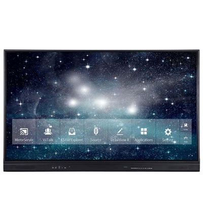Pantalla táctil interactiva de superficie de nano o tablero cerámico para estándares en marco negro