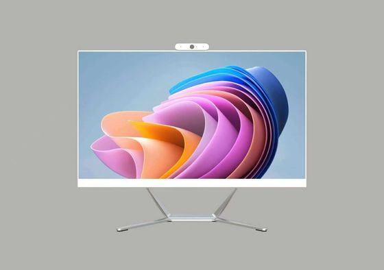 Factory Direct 21.5' 23.8' 27' de pulgadas Monitor de escritorio con cámara web incorporada Todo en uno Android y Win Sistema de toque capacitivo